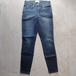 Levi's Midnight Blue Mid Rise Skinny Jeans